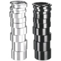 Podkładki steru ALU 20 mm 1 1/8" czarna