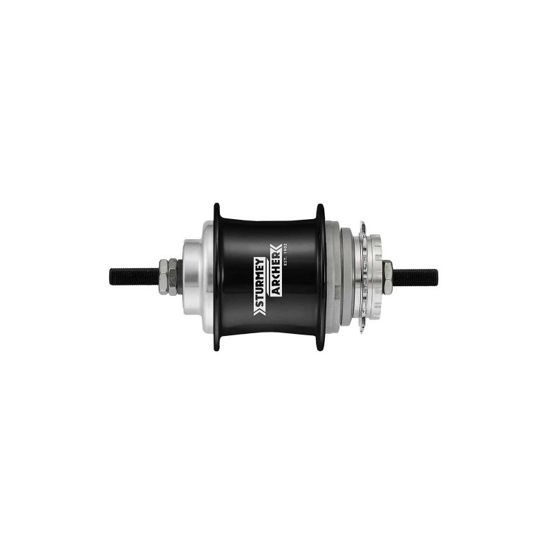 Piasta tylna S3X Sturmey Archer Fixed czarna
