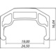 Obręcz 26" ACCENT Offrider CNC 36H SREBRNA