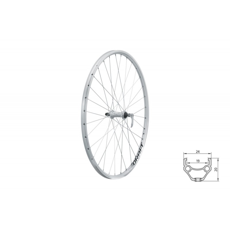 Koło przód 26" Kellys EVENT V-brake F silver