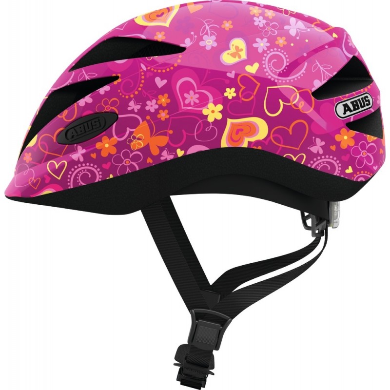 Kask dziecięcy ABUS Hubble 1.1 S purple flower