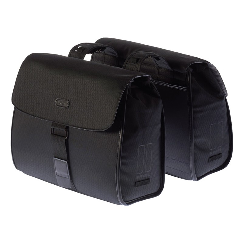 Sakwa BASIL Bremen Noir 38L podwójna