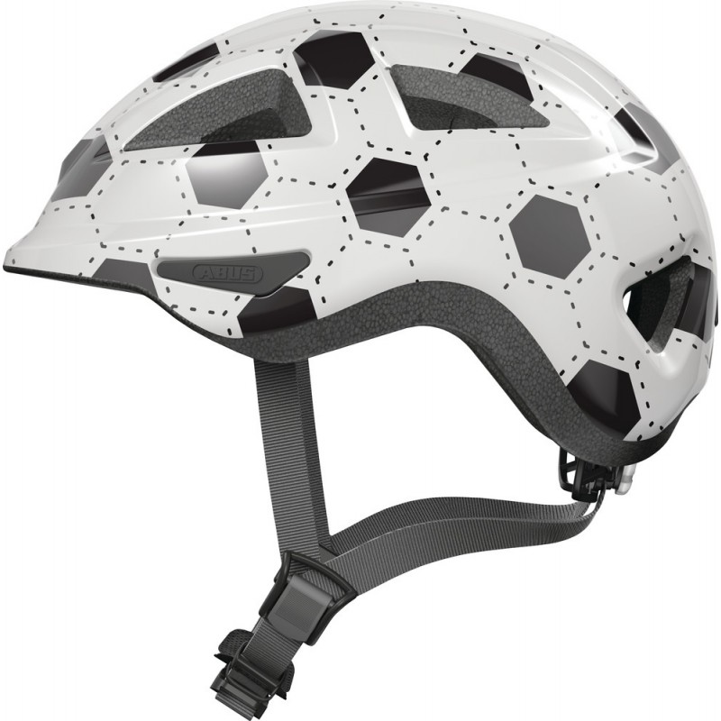 Kask dziecięcy ABUS Anuky 2.0 S white football