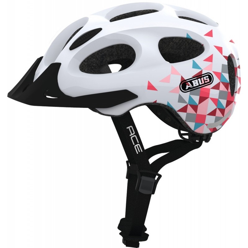 Kask ABUS Youn-I Ace M (52-57cm) white prism