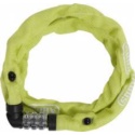 Zapięcie łańcuch ABUS WEB 1200/110 limonka, szyfr