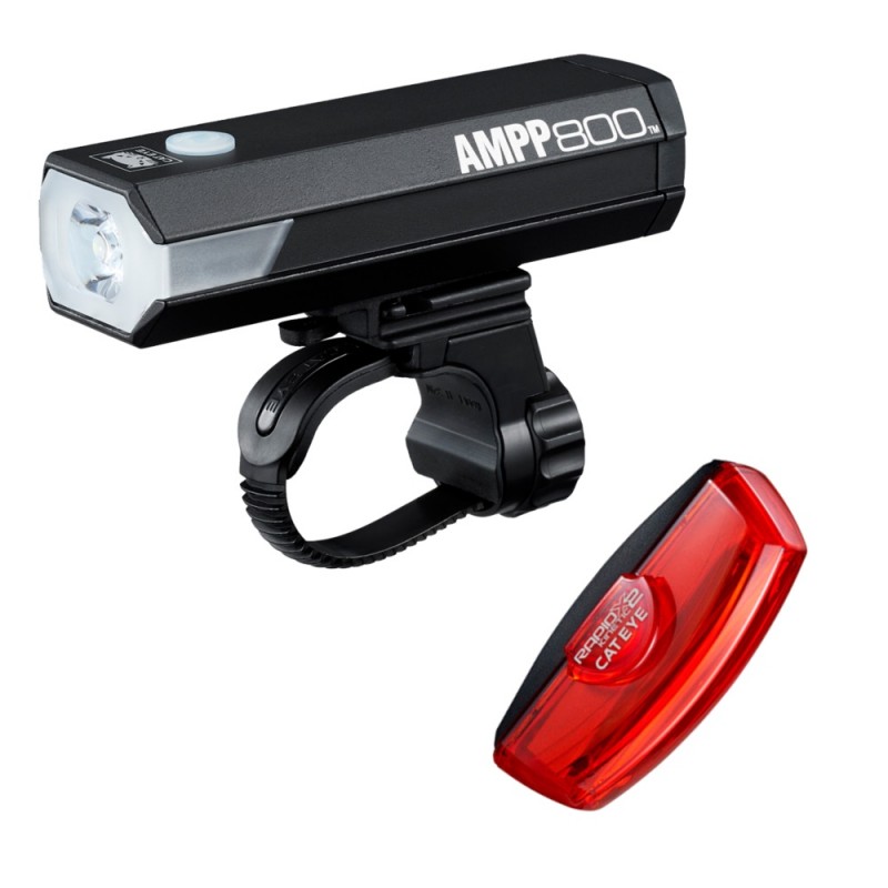 Zestaw lamp Cateye 800 HL-EL088RC / X2 TL-LD710K