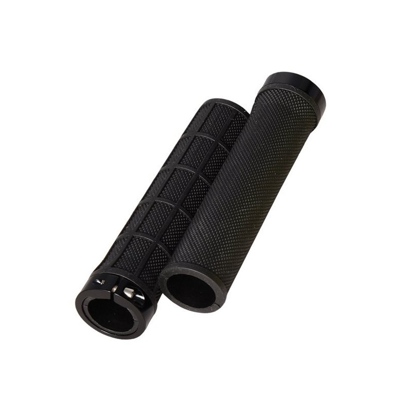 Chwyty kierownicy OXC Slim czarne skręcane