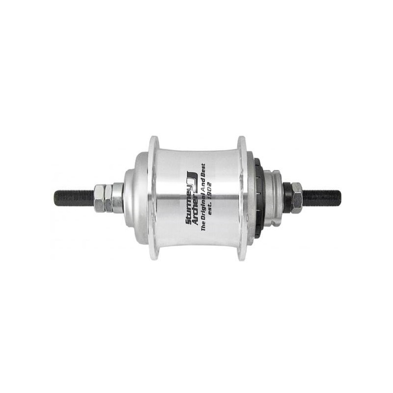 Piasta tył 3s Sturmey Archer S-RF3 175mm srerbna