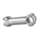 Wspornik kierownicy alu ahead 110mm srebrny