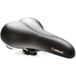 Siodło elastomerowe VELO eko skóra z jarzmem