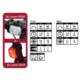 Zestaw lampek Blackburn 2'FER USB 60/20 czarne