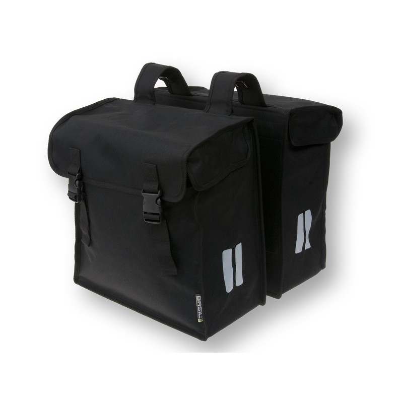 Sakwa podwójna BASIL MARA 47 L czarna