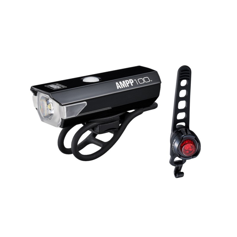 Zestaw lamp Cateye 100 HL-EL041RC / ORB-RC TL-LD16