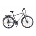 Rower trekkingowy Storm Marathon Man 10.0 srebrny 19"