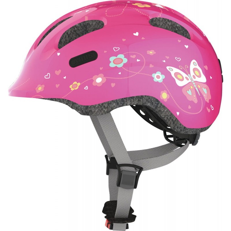 Kask dziecięcy ABUS Smiley 2.0 S pink butterfly