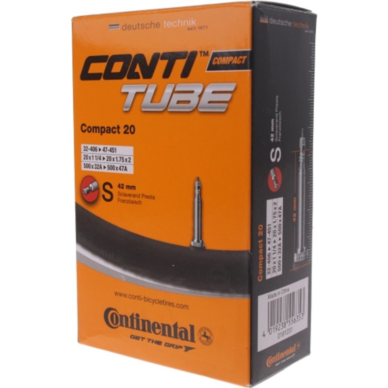 Dętka 20" CONTINENTAL Compact 32-406/47-451 FV 42mm