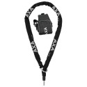 Zapięcie plug in AXA RLC 100cm czarny + torba podsiodłowa