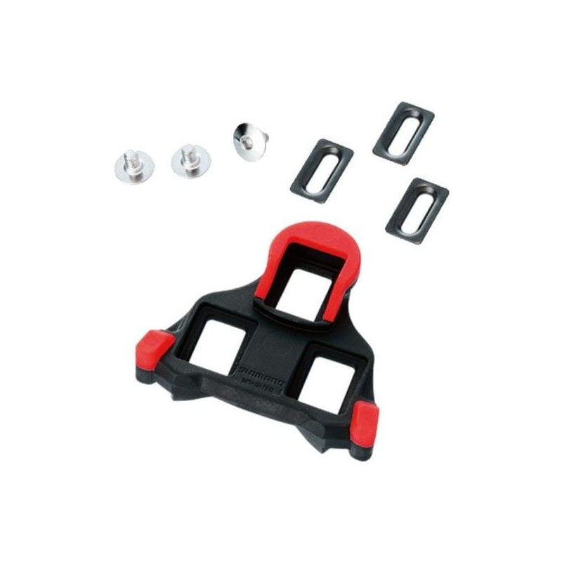 Bloki pedałów SHIMANO SMSH10 SPD-SL szosa czerwone