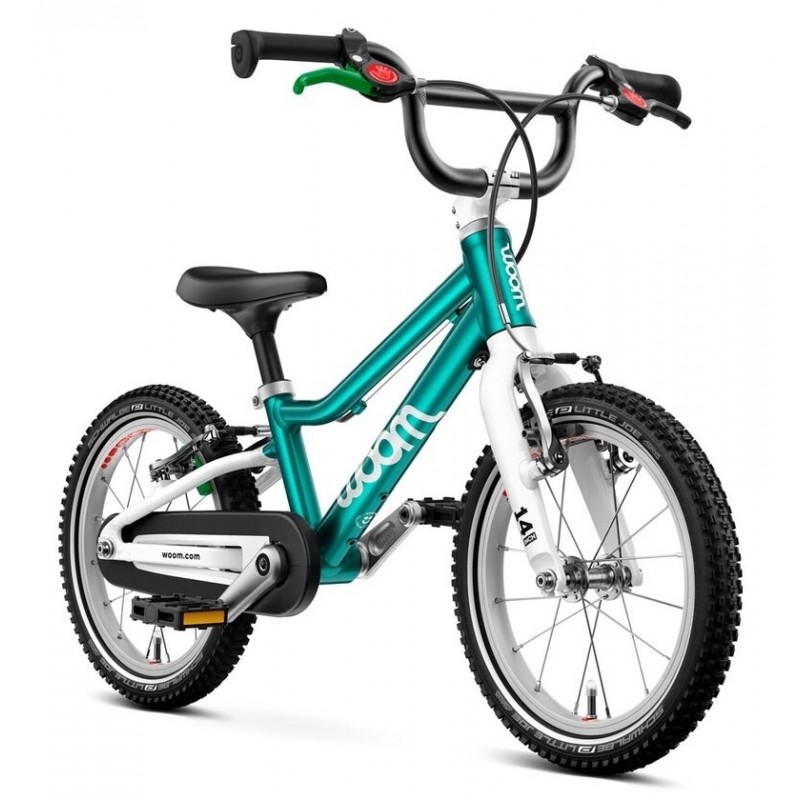 Rower dziecięcy woom GO 2 metallic turquoise