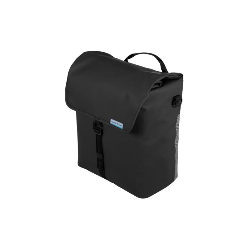 Sakwa pojedyncza Gazelle Deluxe Enkle Tas Black