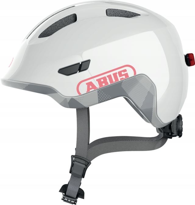 Kask dziecięcy SMILEY 3.0 ACE LED shiny white M