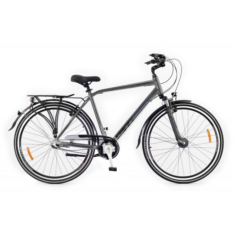 Rower Storm Maraton Man 3.0 srebrny 19"