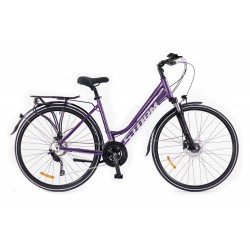 Rower trekkingowy Storm Marathon Lady 10.0 śliwkowy 17"