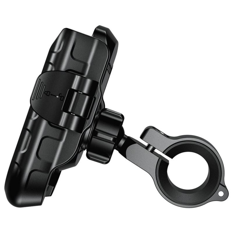 Uchwyt motocyklowy na telefon R-9 metal clip