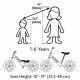 Rower biegowy Cruzee 12" czerwony