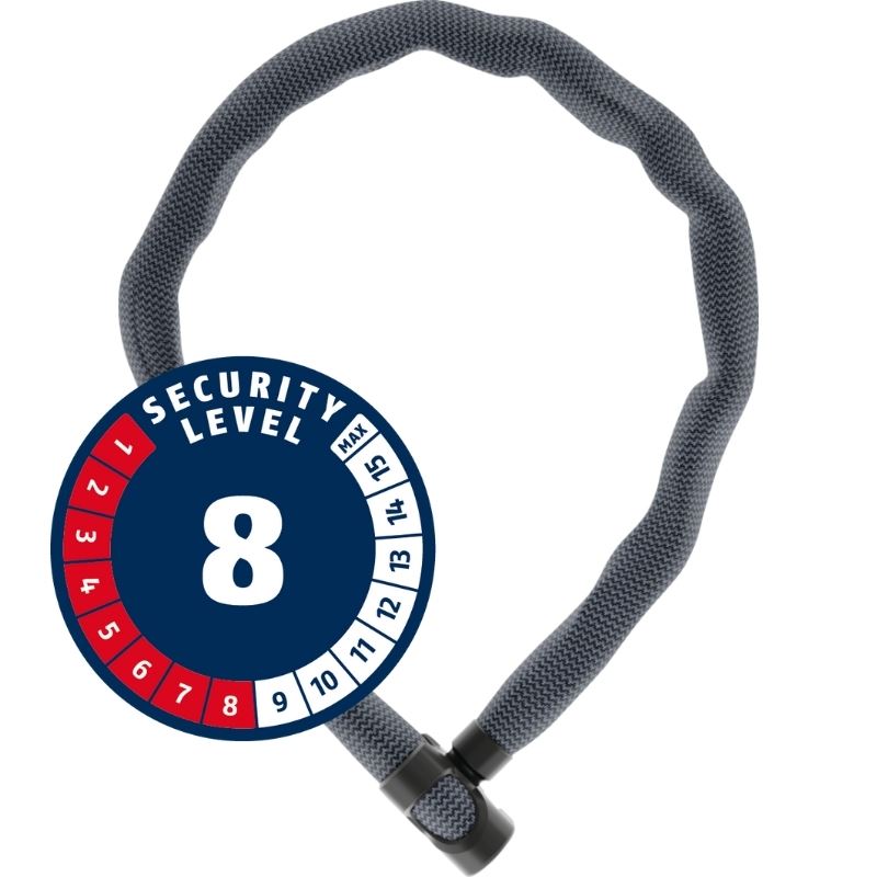 Zapięcie łańcuch Abus IvyTex 7210/110 ANTRACITE