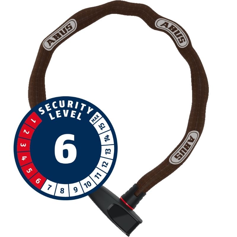 Zapięcie łańcuch Abus Catena 6806K/75 brown