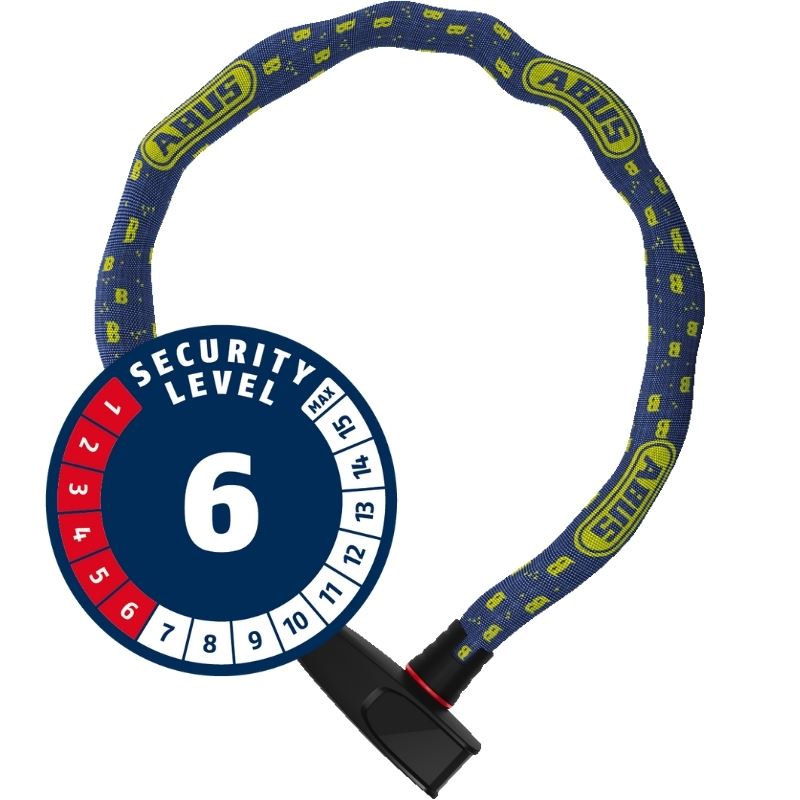 Zapięcie łańcuch Abus Catena 6806K/75 blue mask
