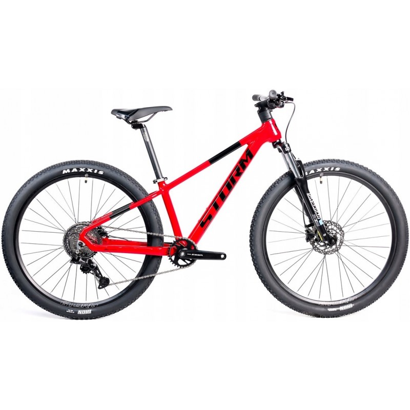 Rower Storm Raptor 1.0 27,5" czerwony 13 disc