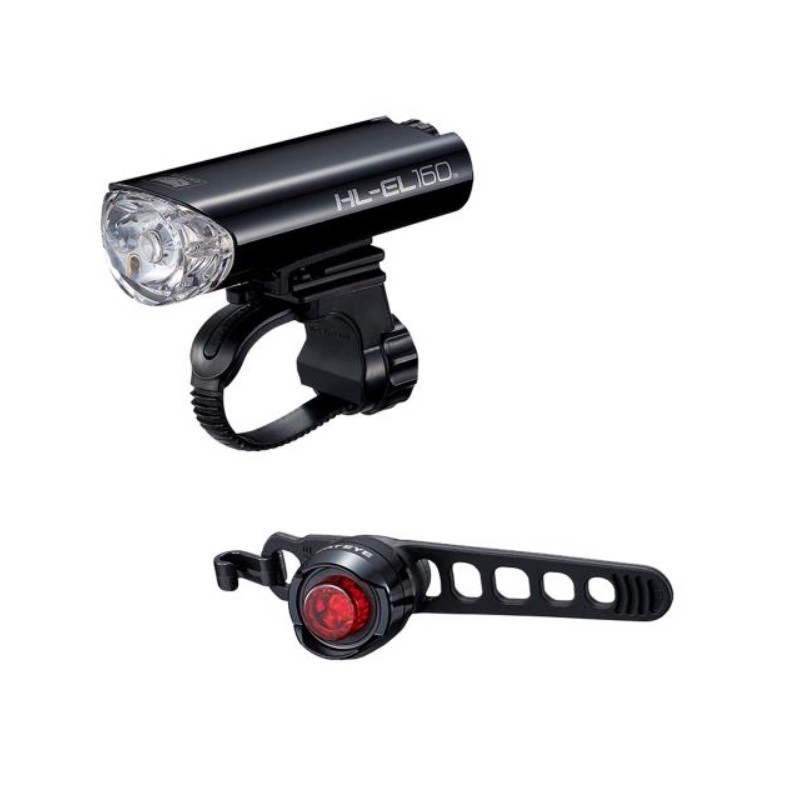 Zestaw lamp CATEYE HL-EL160 / SL-LD160-R