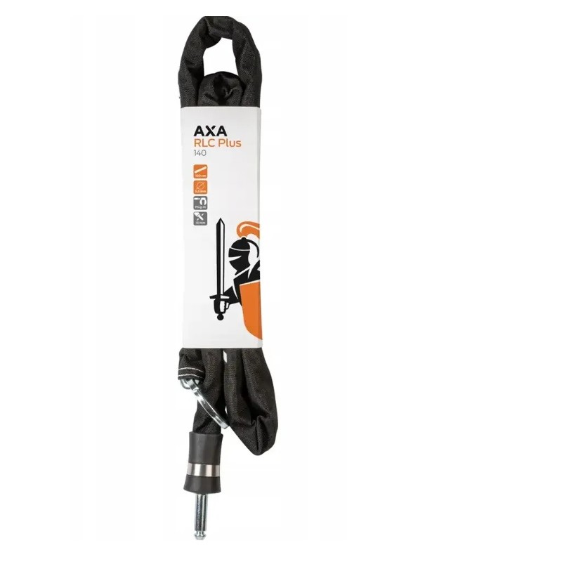 Zapięcie plug in AXA RLC Plus 140 łańcuch czarny