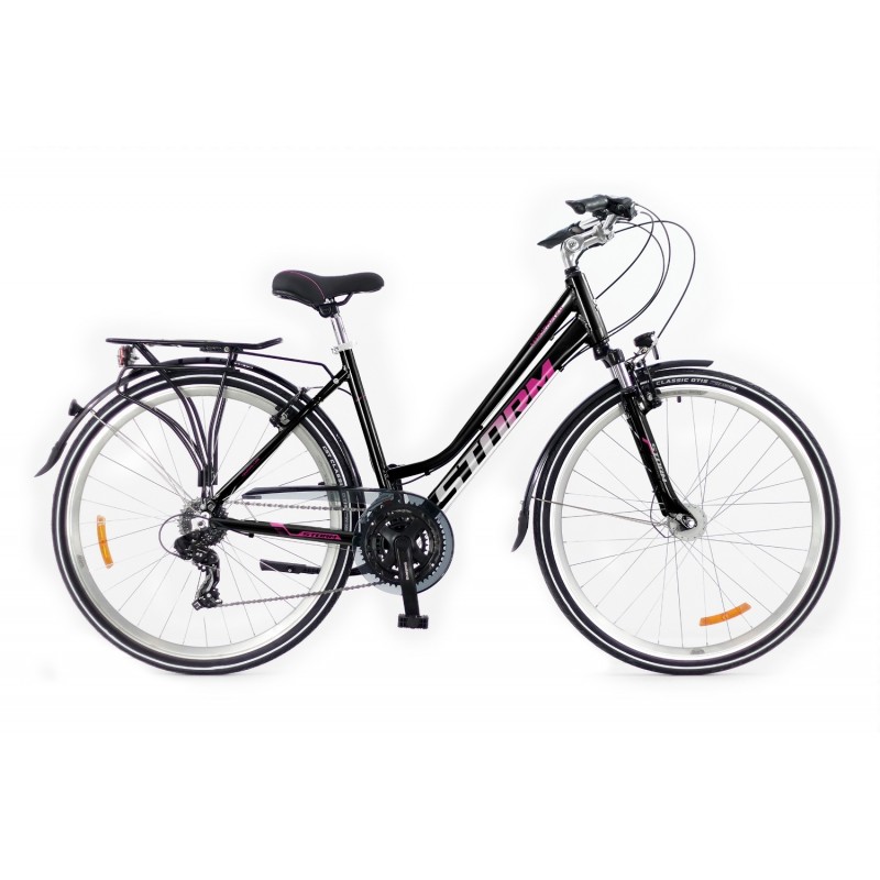 Rower Storm Maraton Lady 2.0 26" czarny / różowy 17"