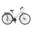 Rower trekkingowy Storm Marathon Lady 10.0 perłowy 17"