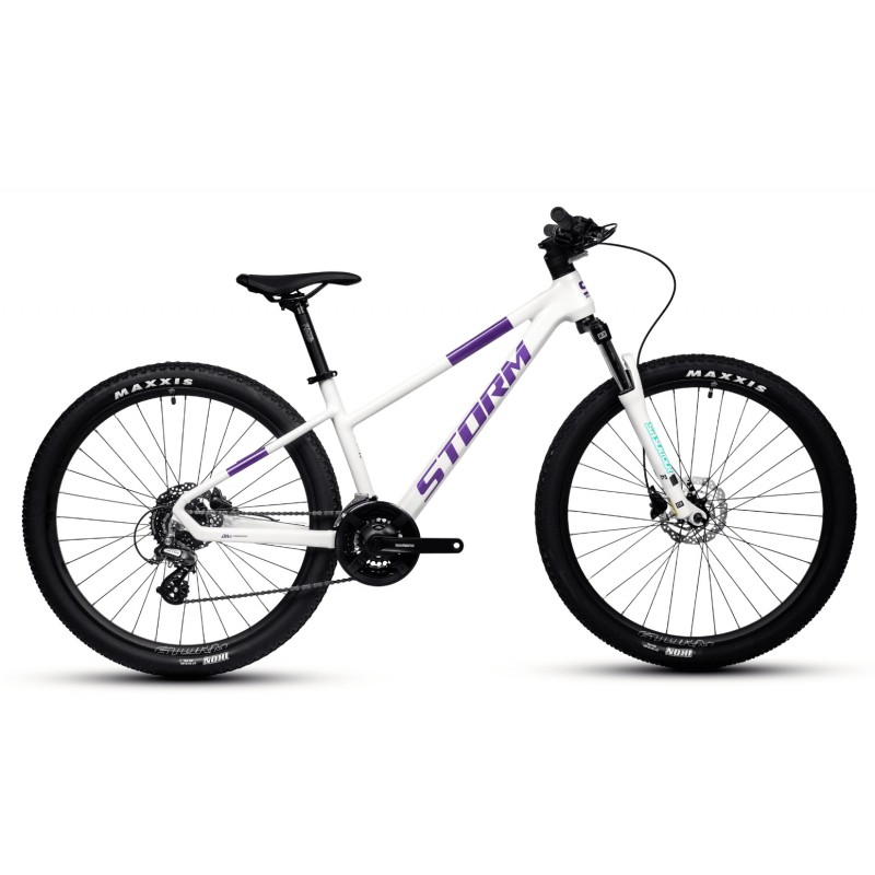 Rower Storm Trail 1.0 biały / fiolet 15"