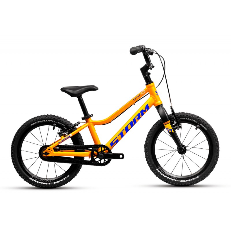 Rower dziecięcy Storm Spike 16" super light pomarańczowy 2VBR