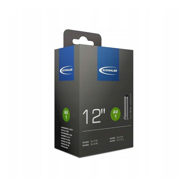 Dętka 12" Schwalbe 12 x 1,75 - 2,10 40mm AV