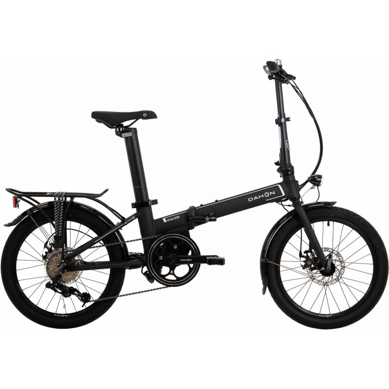 Rower elektryczny DAHON Unio E20 składany czarny mat