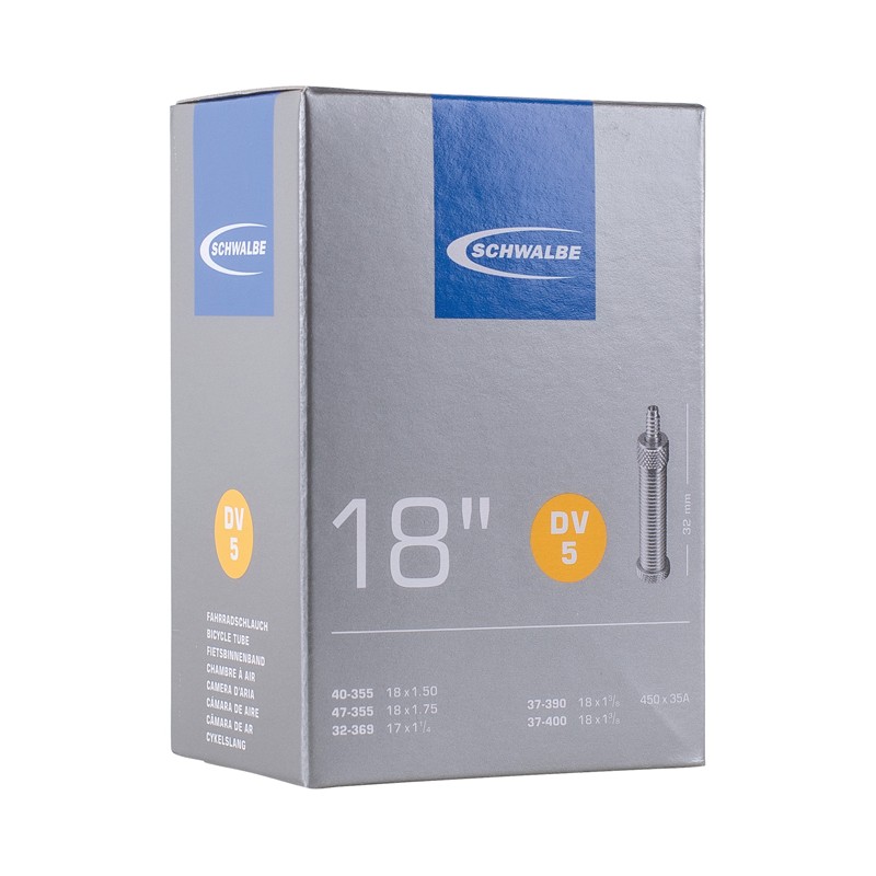 Dętka 18" Schwalbe 18 x 1,3/8 - 1 3/4 DV