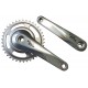 Mechanizm kobrowy Sunrace FCS608 38T 170mm srebrny