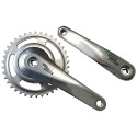 Mechanizm kobrowy Sunrace FCS608 38T 170mm srebrny