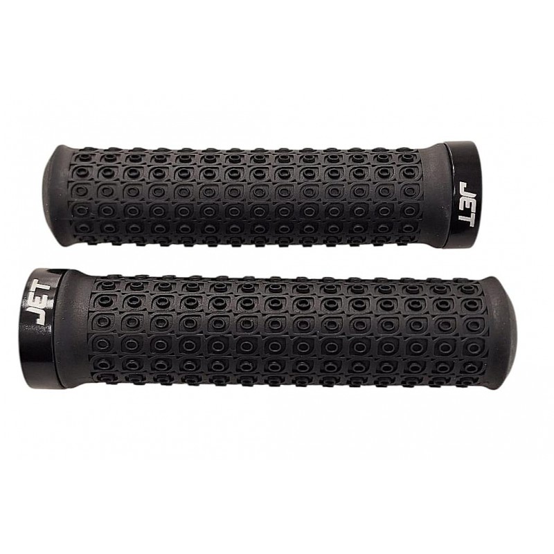 Chwyty kierownicy JET G247 132mm czarne