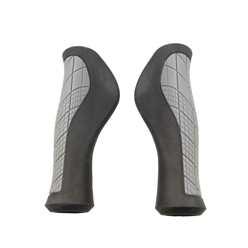 Chwyty kierownicy JET G-307 ergonomiczny czarno-szare