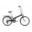 Rower składany 24" ROMET Jubilat Eco czarny