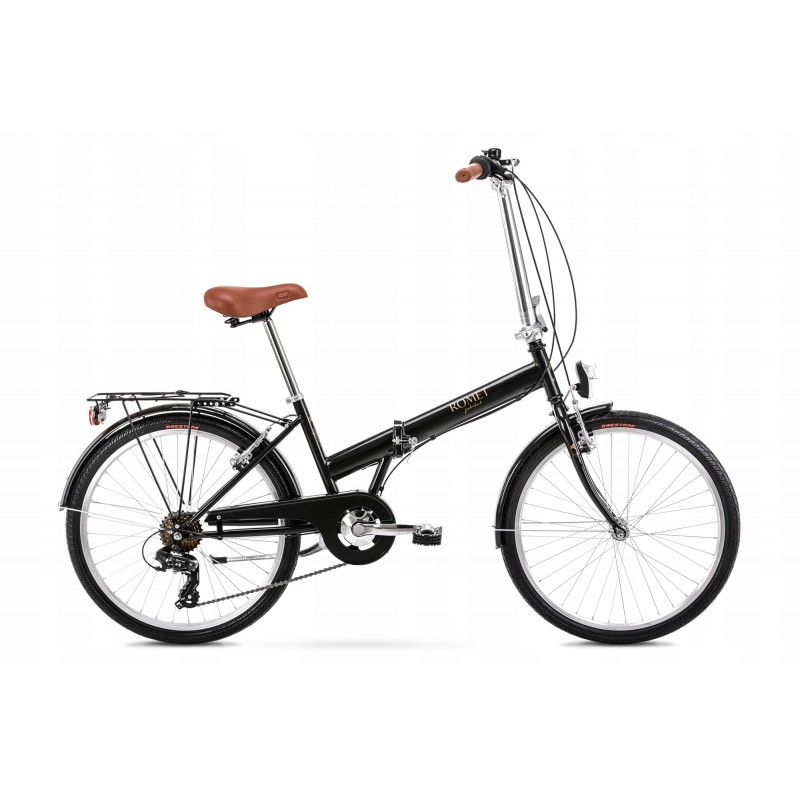 Rower składany 24" ROMET Jubilat Eco czarny