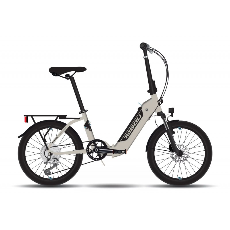 Rower elektryczny TABOU 20 FOLD UP 20 grey / black