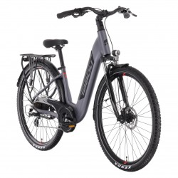 Rower elektryczny TABOU Mono Up Eco PLUS S antracyt / czerwony